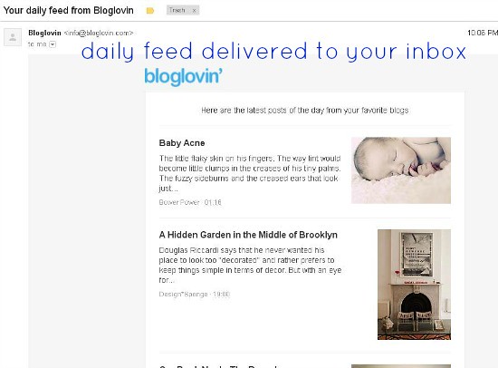 Hi Sugarplum | Migrating to Feedly and Bloglovin