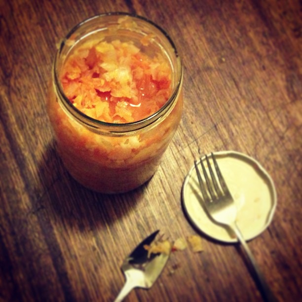 Friday night homemade Kimchi party at ours #soyum #winterveg #fermenting