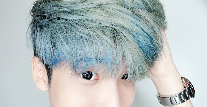 typicalben ash blue hair