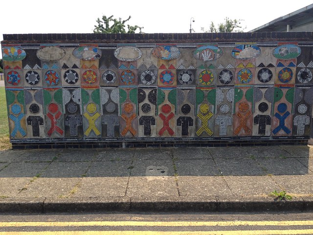 Meadows Community Centre mosaic wall