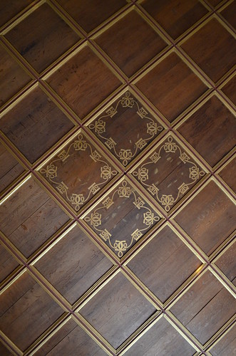 Chateau de Chenonceau wood ceiling