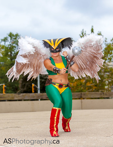 Hawkwoman at Hammer Town Comic Con 2013 by andreas_schneider