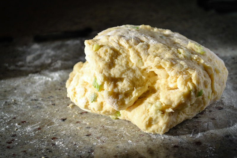 white cheddar and green onion scones | things i made today