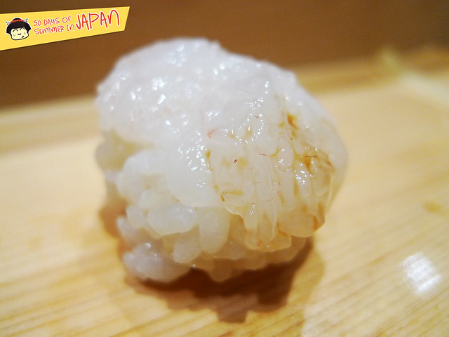Sushi Bar YASUDA in Tokyo - White Tiny Shrimp