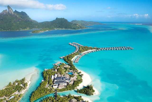 The St. Regis Bora Bora Resort—Aerial