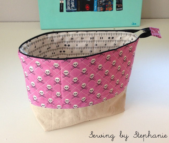 Wide Open Pouch for #Selfish Sewing Week