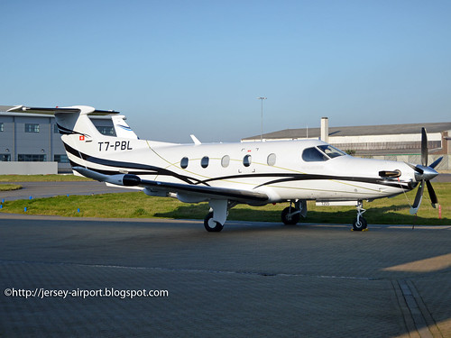 T7-PBL Pilatus PC-XII-47E by Jersey Airport Photography