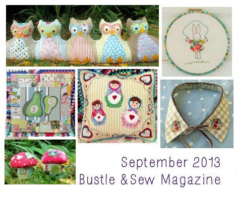 Bustle & Sew Magazine Sept 2013