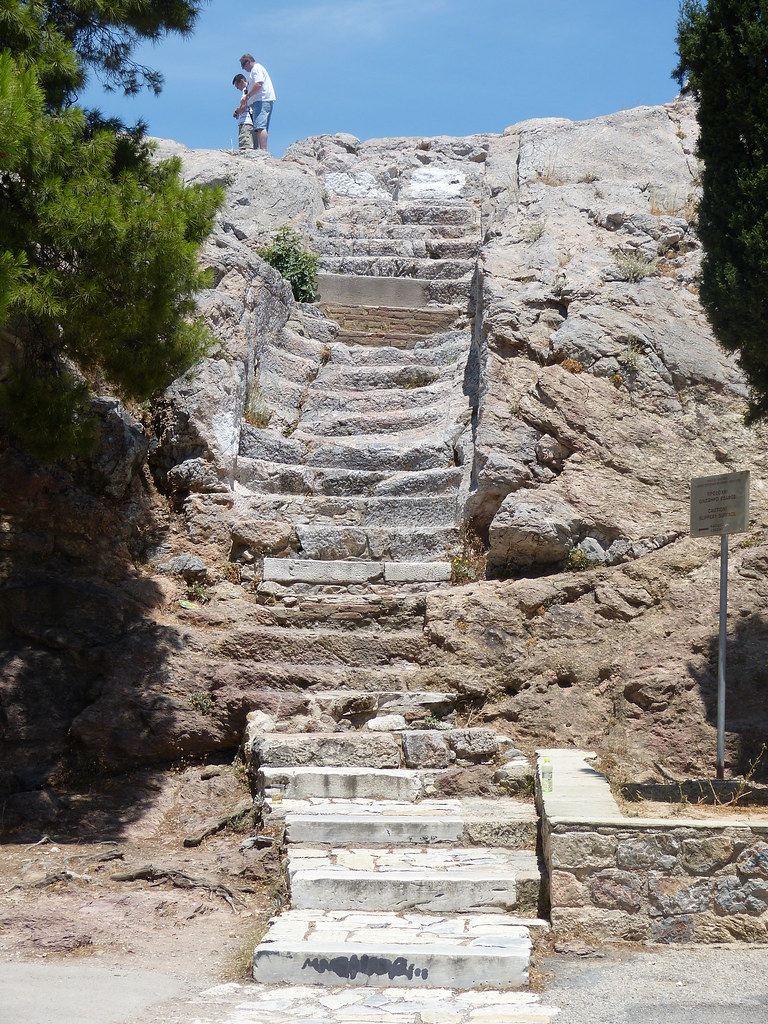 Stairs to Aeropagus Hill, Athens