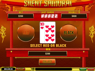 free Silent Samurai slot gamble feature