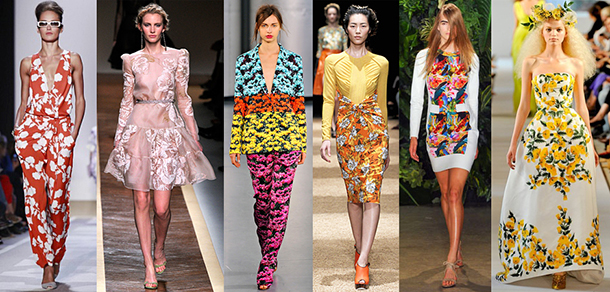 catwalk, something fashion style guide, trends 2014 I don't care, style tips, floral print trends