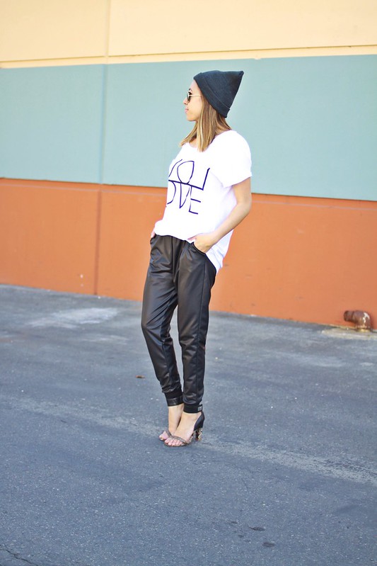 lucky magazine contributor,fashion blogger,lovefashionlivelife,joann doan,style blogger,stylist,what i wore,my style,fashion diaries,outfit,wardrobe,fe clothing,foreign exchange clothing,haute house pr,beanie with ears,jogger pants