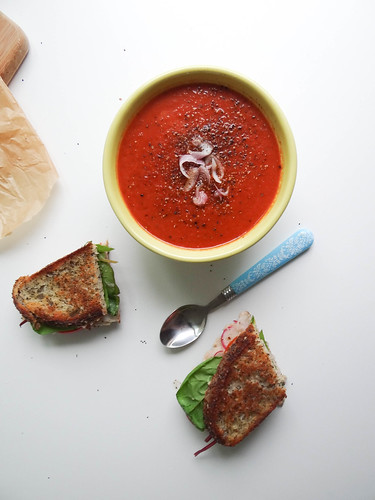 shallot balsamic tomato soup