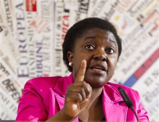Italian Minister of Integration Cécile Kyenge has been insulted by racist politicians for her work. She was born in the Democratic Republic of Congo (DRC). by Pan-African News Wire File Photos