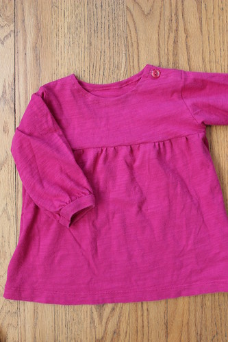 Pink Gathered Yoke Shirt 3