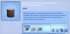 Concentroid Retail Display Pedestal by Corebital Designs