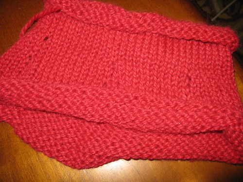 Red cowl--in need of repairs
