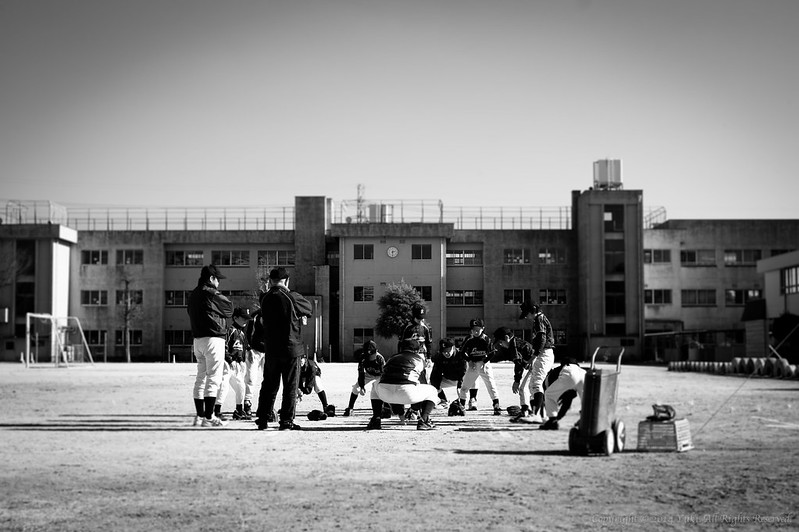 a boys' baseball team