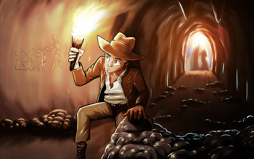 Indiana Jones and the Hieroglyph of Bodacity by ORAZ Studio