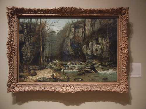 DSCN7812 _ Stream of the Puits-Noir at Ornans, c. 1867-1868, Gustave Courbet (1819-1877), Norton Simon Museum, July 2013