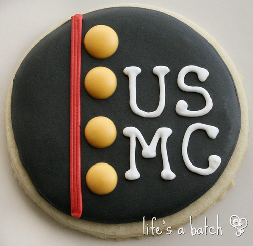 USMC cookie.