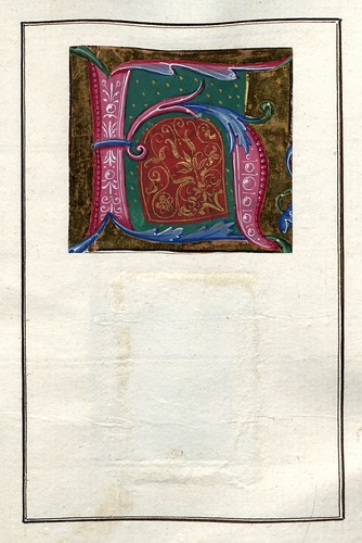 006-Álbum de las iníciales medievales -fol 28r- Biblioteca Nacional de Polonia
