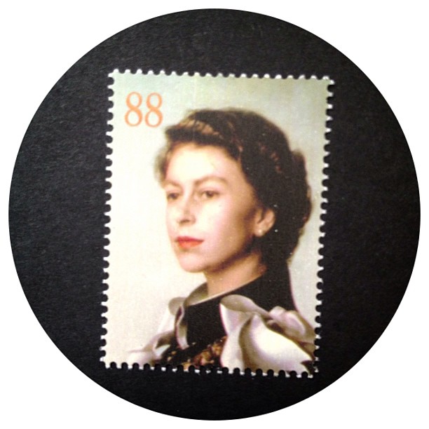 Day 7: Person A new set of stamps out at the moment for the queens 60th coronation. This is my favourite one of her but my set is so blurred #psjune #postagestamp #challenge #scavengerhunt #queen #coronation #stamp #person #royalty #royalfamily