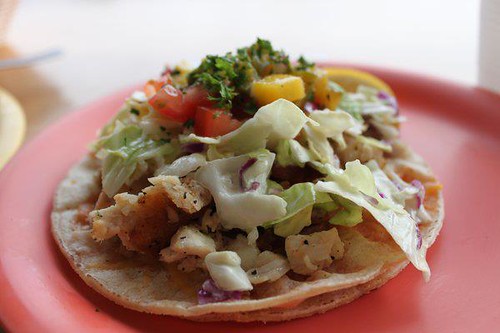 Coconuts Fish Cafe Fish Tacos, Photo Courtesy of Coconuts Fish Cafe