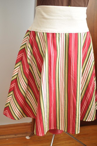 stripey skirt