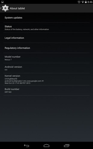 Android 4.4 для Nexus 10