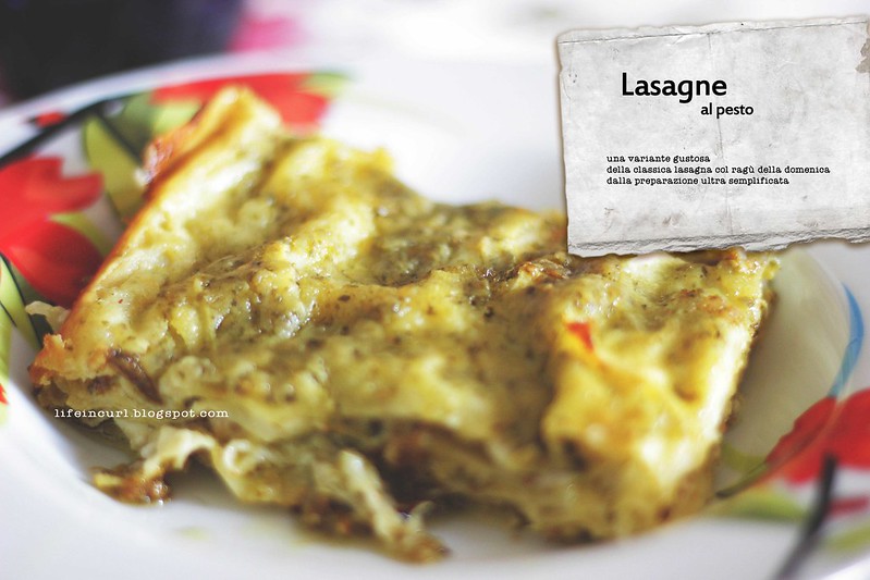 ricetta: lasagne al pesto