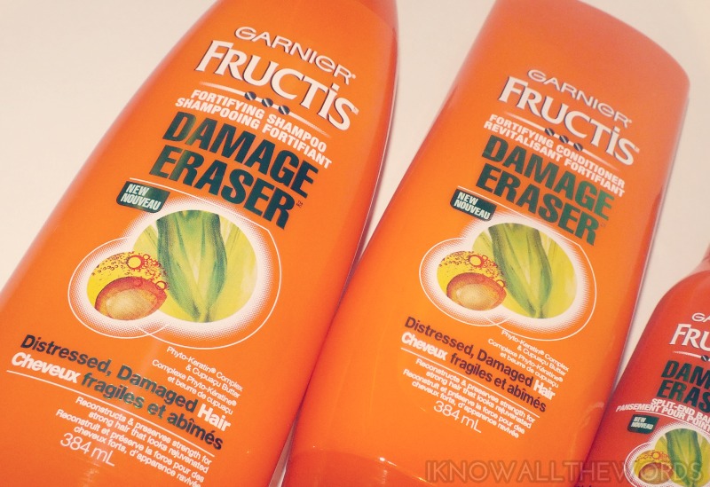 Garnier Fructis Damage Eraser- shampoo and conditioner
