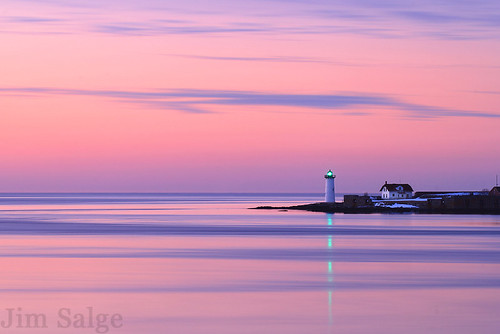Dawn at Portsmouth Light by Jim Salge