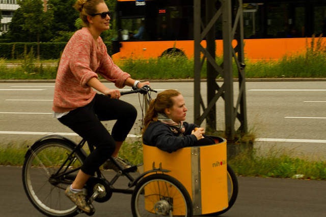 Girls in Christiania Bike