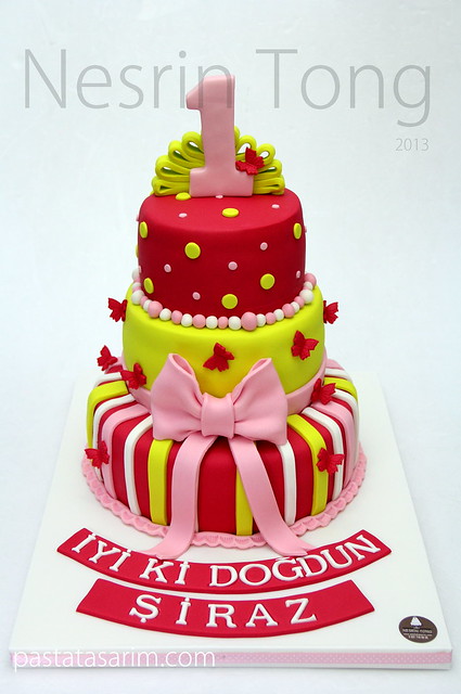 first birthday cake - şiraz