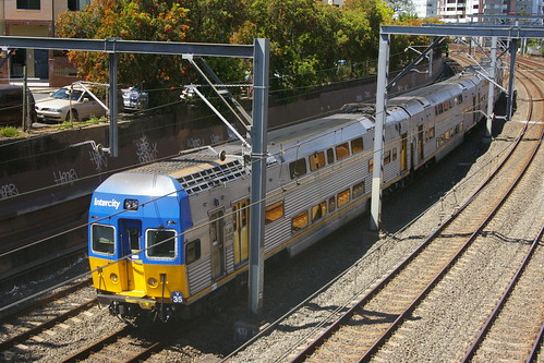 NSW TrainLink V set in Strathfield.Sta, Strathfield, NSW, Australia /Sep 30,2013