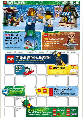 LEGO December 2013 Promotions