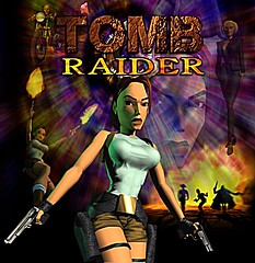 Tomb Raider 1 PS1 Cover - Sharp 1200p