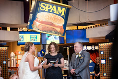 SPAM Wedding at the SPAM MUSEUM & exhibits