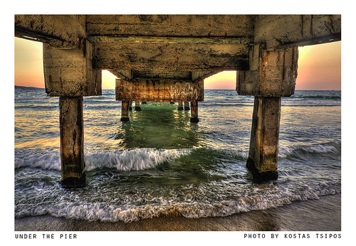 under the pier by Kostas Tsipos