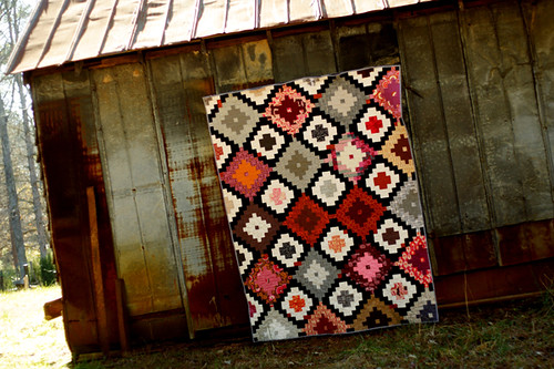 Ikat quilt for Color Intensive