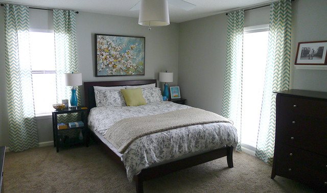 Master Bedroom with Blue