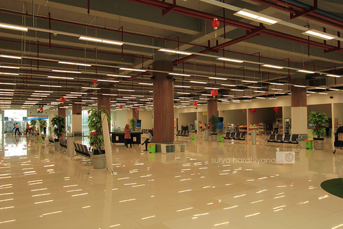 Suasana Interior Stasiun Bandara Kuala Namu, Medan