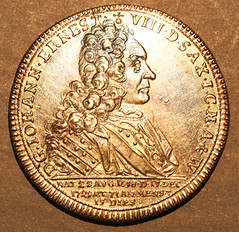 1729 Thaler of Johann Ernst VIII of Saxe-Saalfeld