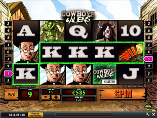  Cowboys and Aliens slot game online review