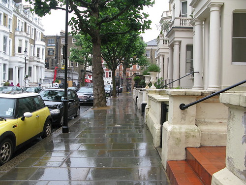 A rainy day in London