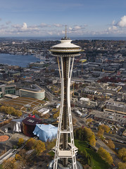 Helicopter Photography - Seattle and Bellevue - November 4, 2013