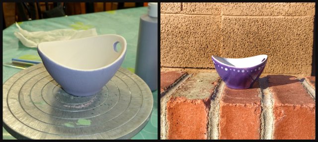 pottery collage