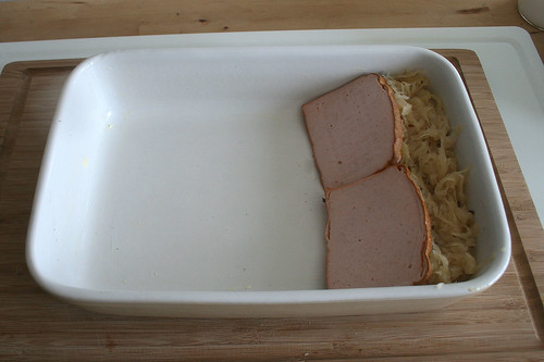 33 - Leberkaese hinzufügen / Add meat loaf