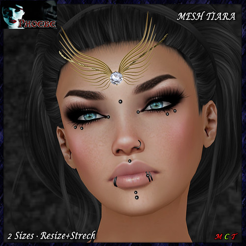 [NEW RELEASE ON SALE!] *P* MESH Angel Tiaras ~Gold~